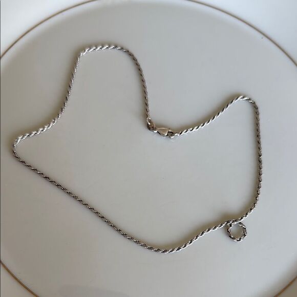 Sterling silver coiled necklace - Picture 1 of 4